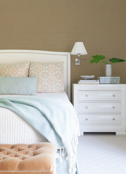 Kira Beige Hemp Wallpaper