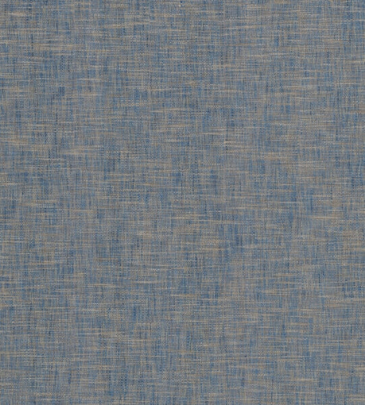 Genji Blue Woven Wallpaper