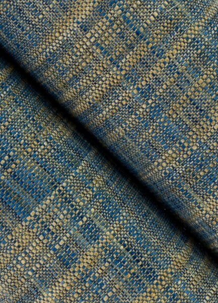 Genji Blue Woven Wallpaper