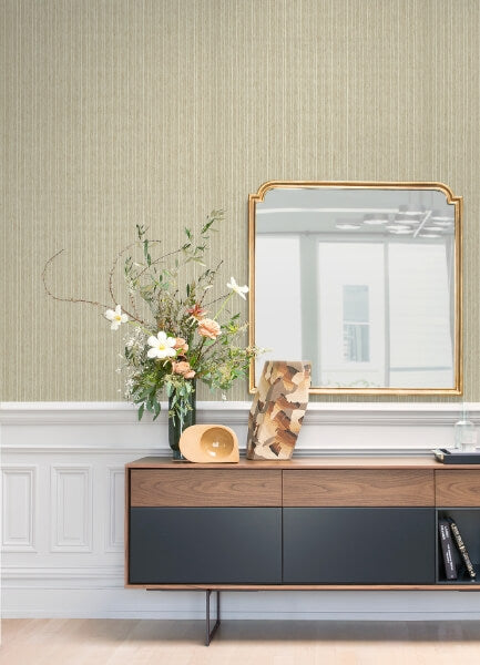 Liqin Taupe String Wallpaper