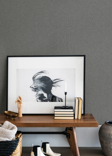Jia Light Grey Wool Wallpaper