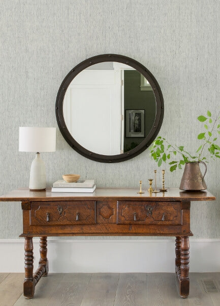 Lihua Off White String Wallpaper