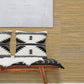 Ushi Black Grasscloth Wallpaper