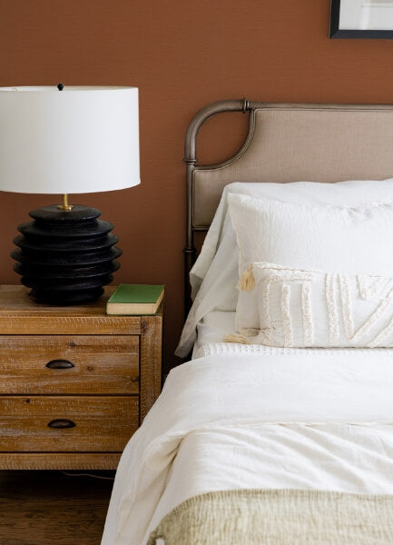 Yunri Burnt Sienna Sisal Grasscloth Wallpaper