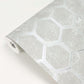 Starling Grey Honeycomb Wallpaper