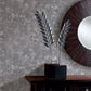 Luna Pewter Distressed Chevron Wallpaper