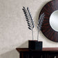 Luna Platinum Distressed Chevron Wallpaper