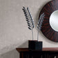 Luna Silver Distressed Chevron Wallpaper