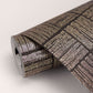 Glint Black Distressed Geometric Wallpaper