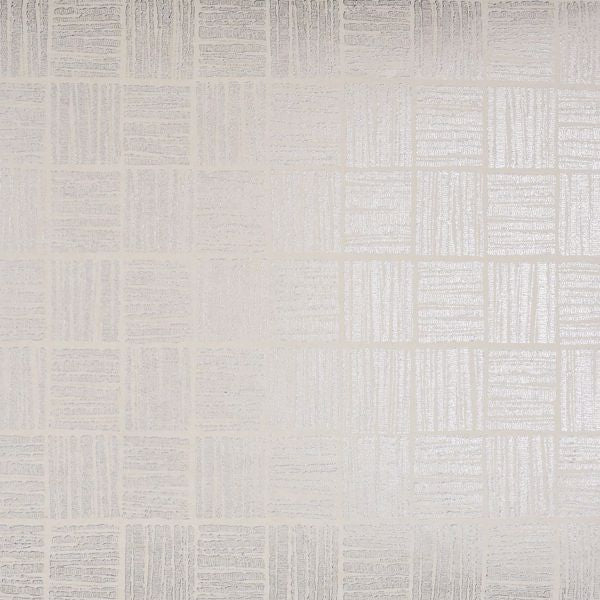 Glint Cream Distressed Geometric Wallpaper