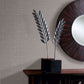 Glint Silver Distressed Geometric Wallpaper