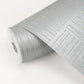 Glint Silver Distressed Geometric Wallpaper