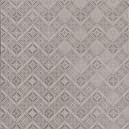 Sonic Light Grey Geometric Wallpaper