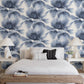 Summer Palm Blue Tropical Wallpaper