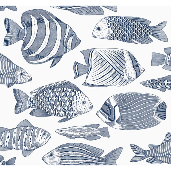 Wailea Indigo Tropical School Wallpaper