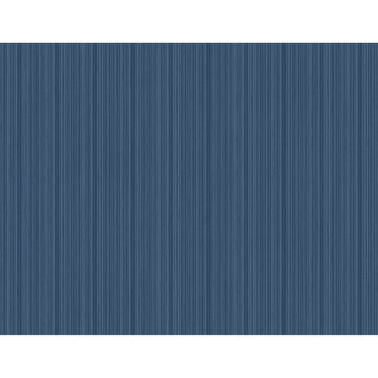 Sebasco Denim Vertical Pinstripe Wallpaper