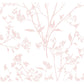 Southport Blush Delicate Branches Wallpaper