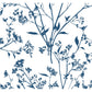 Southport Indigo Delicate Branches Wallpaper