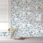 Southport Indigo Delicate Branches Wallpaper