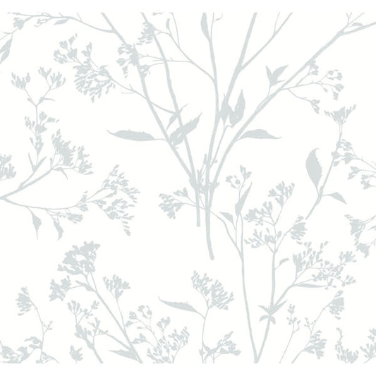 Southport Light Grey Delicate Branches Wallpaper