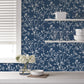 Southport Navy Delicate Branches Wallpaper