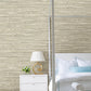 Bellport Ivory Wooden Slat Wallpaper