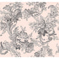 Carmel Blush Baroque Florals Wallpaper