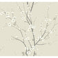 Monterey Ivory Floral Branch Wallpaper