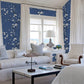 Monterey Cobalt Floral Branch Wallpaper