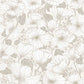 Matilda Grey Poppy Fields Wallpaper