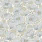 Matilda Blue Poppy Fields Wallpaper