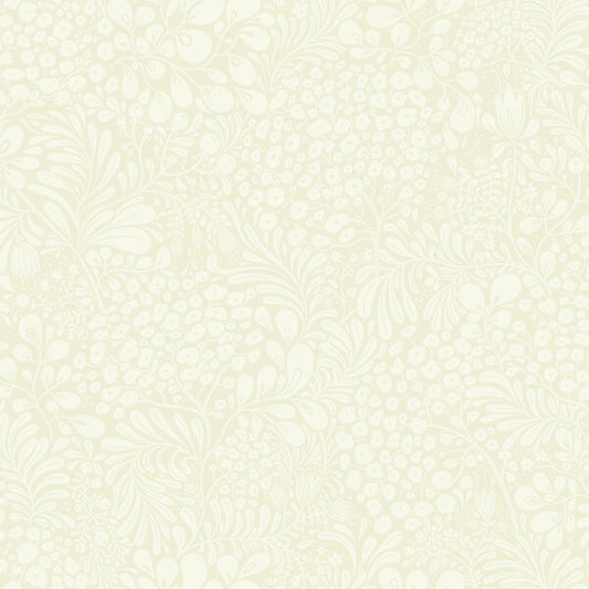 Siv Light Green Botanical Wallpaper