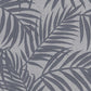 Lanai Pewter Fronds Wallpaper