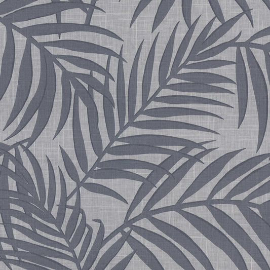 Lanai Pewter Fronds Wallpaper