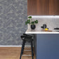 Lanai Pewter Fronds Wallpaper