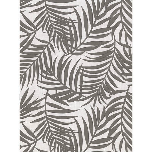 Lanai Grey Fronds Wallpaper