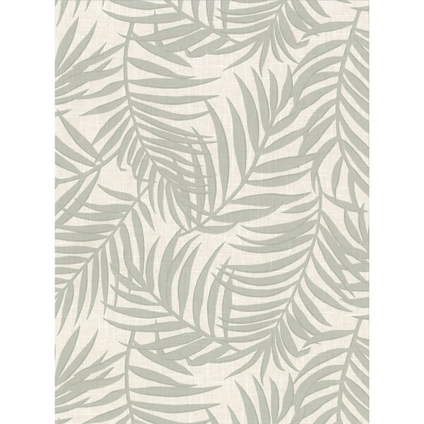 Lanai Beige Fronds Wallpaper