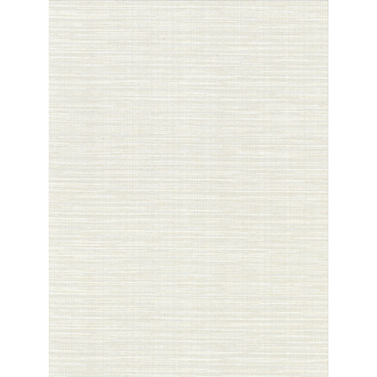 Bay Ridge White Faux Grasscloth Wallpaper