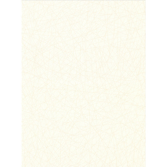 Allover Stix Cream Geometric Wallpaper