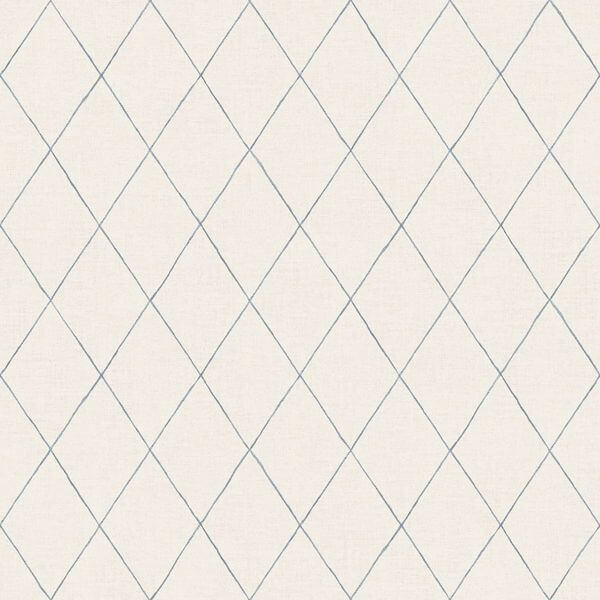 Rhombus Blue Geometric Wallpaper