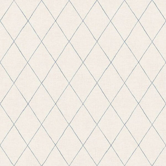 Rhombus Blue Geometric Wallpaper