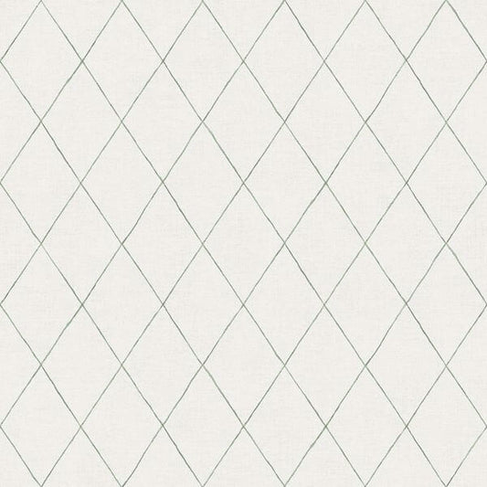 Rhombus Green Geometric Wallpaper