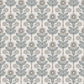 Aya White Floral Wallpaper