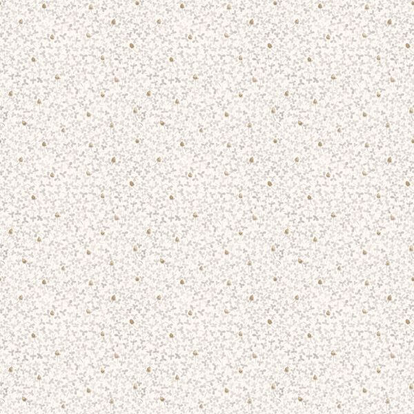 Lark White Botanical Wallpaper