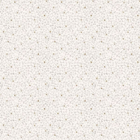 Lark White Botanical Wallpaper