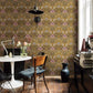 Celestine Mustard Floral Wallpaper