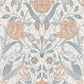Tulipa Off White Floral Wallpaper
