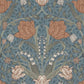 Tulipa Blue Floral Wallpaper