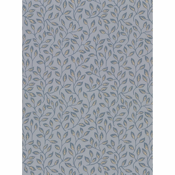 Posey Slate Vines Wallpaper