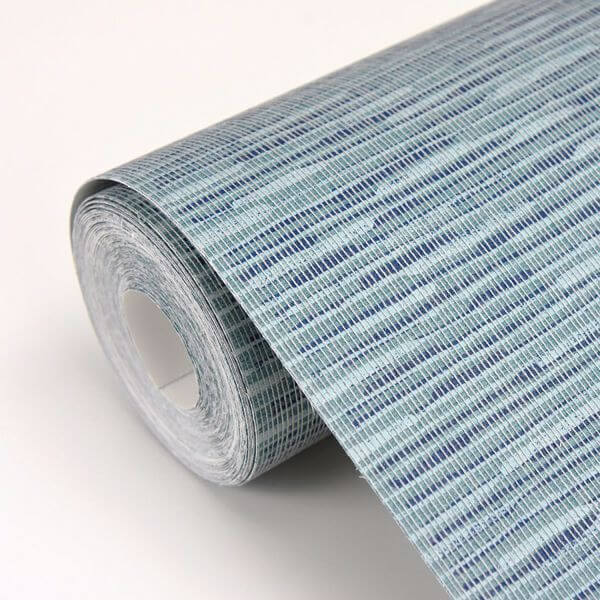 Pezula Teal Texture Stripe Wallpaper